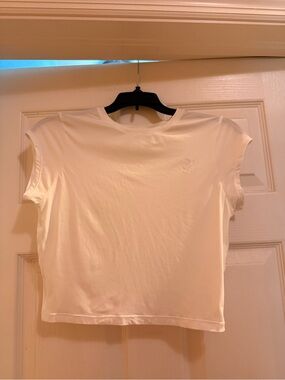 Violate The Dress Code White Crop Top Size XL